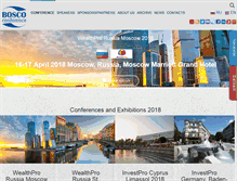 Tablet Screenshot of bosco-conference.com